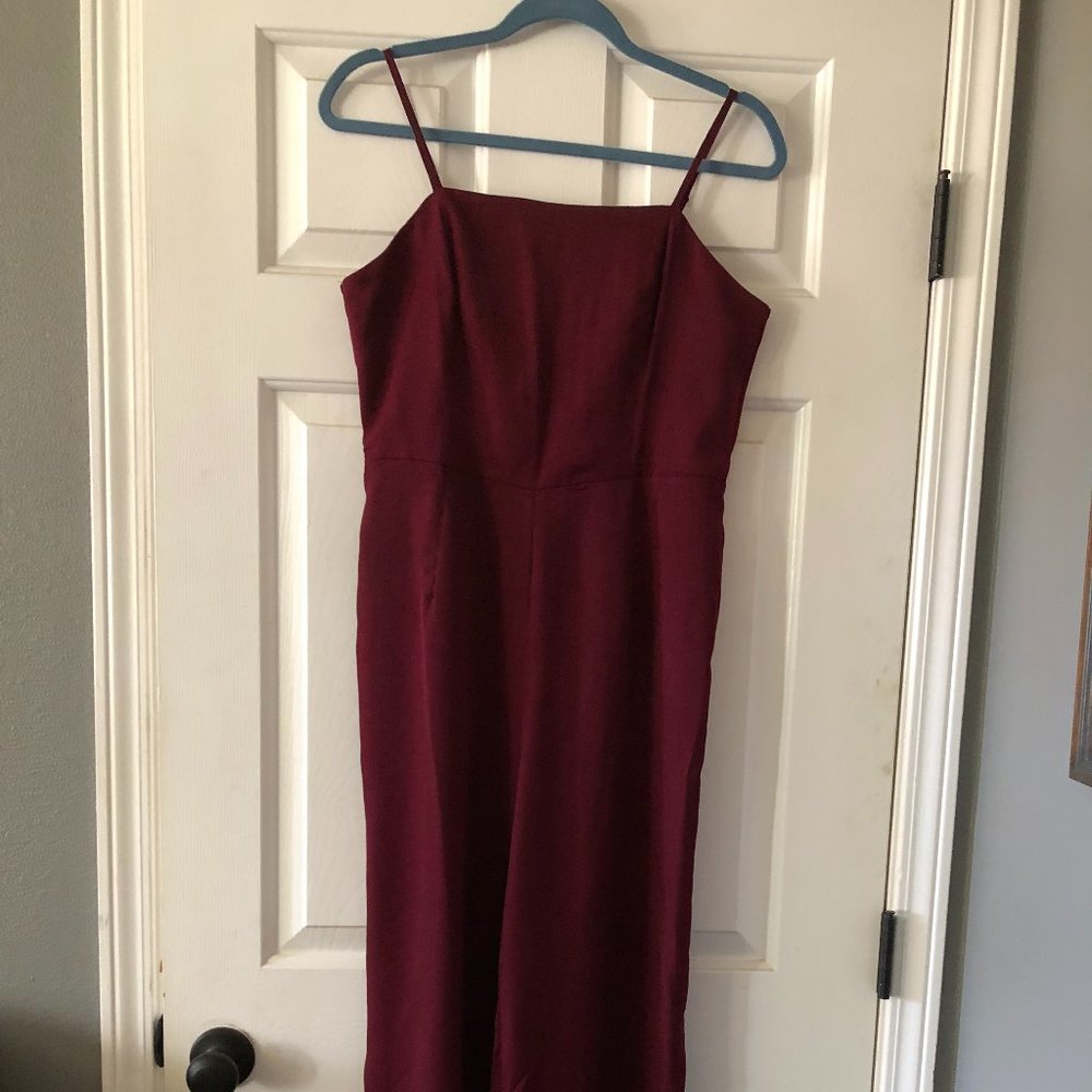 Maroon Jumpsuit